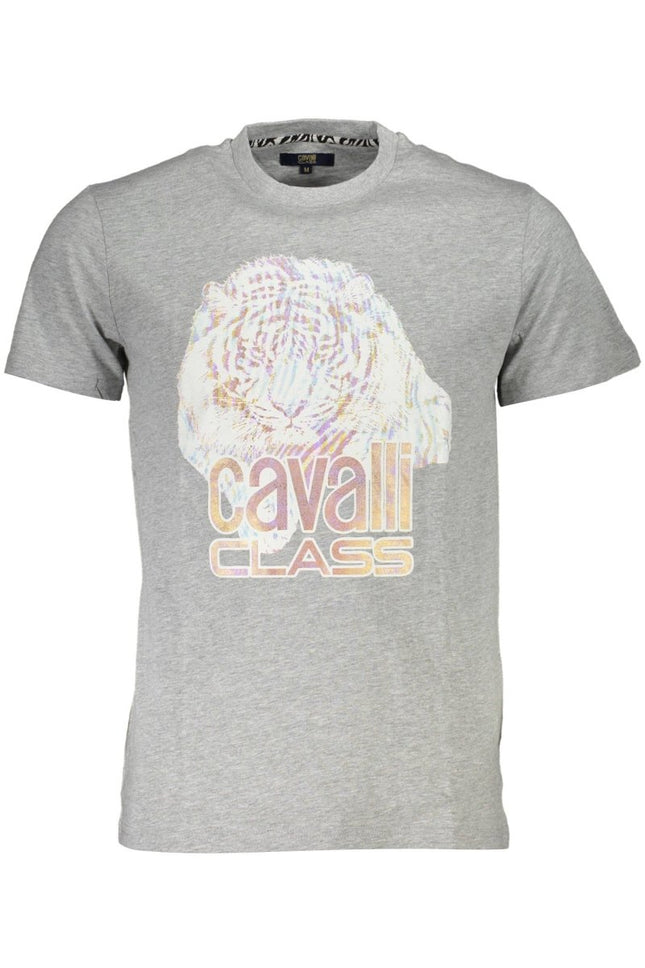 SEO. Cavalli Class Kurzarm-T-Shirt Herren Grau - Grau Linkreich