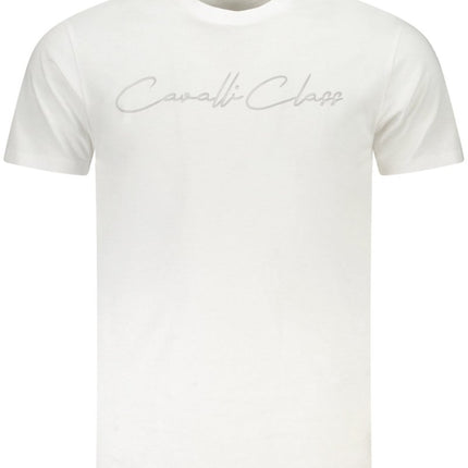 SEO. Cavalli Class Kurzarm - T-Shirt Herren Grau - Weiß Linkreich