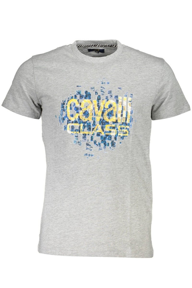SEO. Cavalli Class Kurzarm-T-Shirt Herren Grau - Grau Linkreich