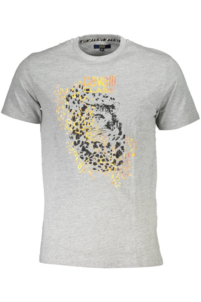 SEO. Cavalli Class Kurzarm-T-Shirt Herren Grau - Grau Linkreich