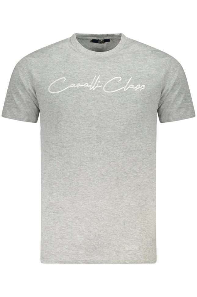 SEO. Cavalli Class Kurzarm - T-Shirt Herren Grau - Grau Linkreich