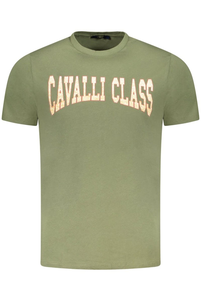SEO. Cavalli Class Kurzarm-T-Shirt Herren Grün - Grün Linkreich