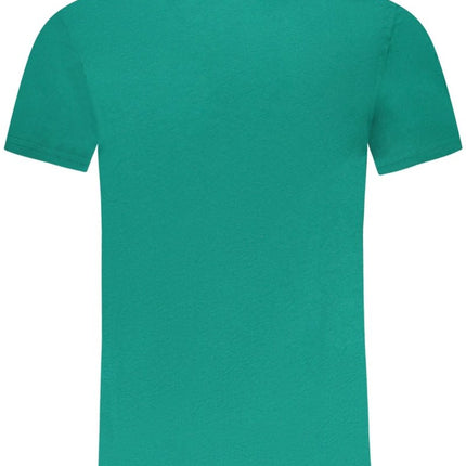 SEO. Cavalli Class Kurzarm - T-Shirt Herren Grün - Blau Linkreich