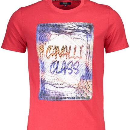 SEO. Cavalli Class Kurzarm T-Shirt Herren Rot - Rot Linkreich