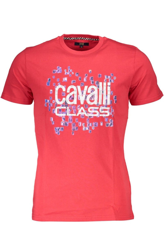 SEO. Cavalli Class Kurzarm T-Shirt Herren Rot - Rot Linkreich