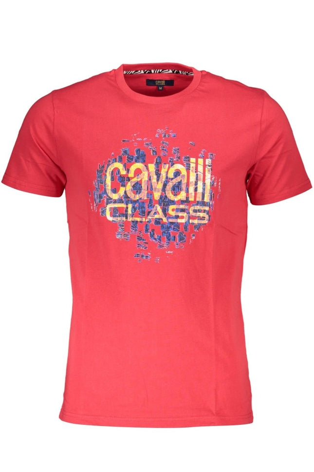 SEO. Cavalli Class Kurzarm T-Shirt Herren Rot - Rot Linkreich