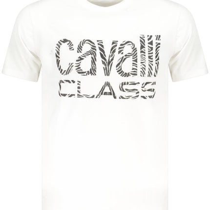 SEO. Cavalli Class Kurzarm T-Shirt Herren Schwarz - Weiß Linkreich