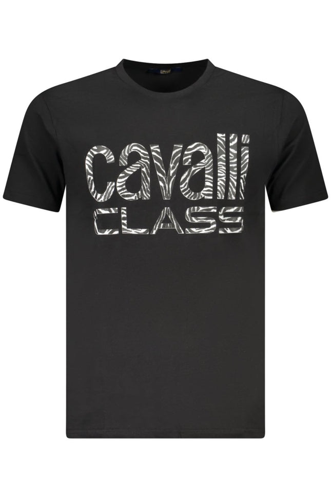 SEO. Cavalli Class Kurzarm T-Shirt Herren Schwarz - Schwarz Linkreich