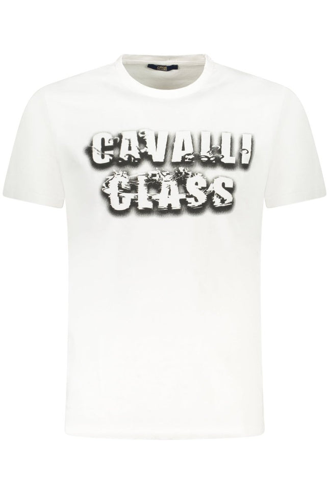 SEO. Cavalli Class Kurzarm - T-Shirt Herren Weiss - Weiß Linkreich