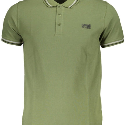 SEO. Cavalli Class Polo Kurzarm Herren Grün - Grün Linkreich