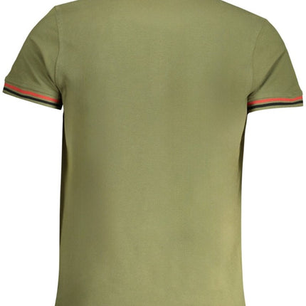 SEO. CAVALLI CLASS Poloshirt Herren – Grünes Kurzärmeliges Polo mit Stickerei - Rot (ROREDBL) Linkreich