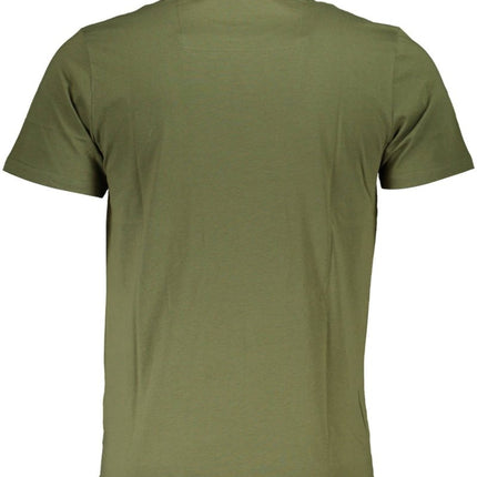 SEO. Cavalli Class T-Shirt Herren Grün – 100% Baumwolle Kurzarm für Sommer - Grün Linkreich
