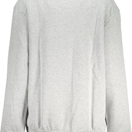 Cavalli Class Graues Sweatshirt Mit Reissverschluss Für Damen