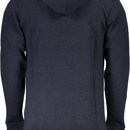 Cavalli Class Blaues Sweatshirt Für Herren Mit Reissverschluss