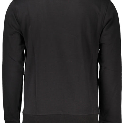 Cavalli Class Sweatshirt Herren – Schwarz, Rundhalsausschnitt mit Stickerei