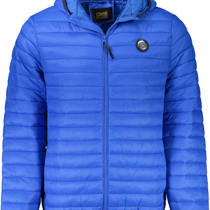 CAVALLI CLASS Herrenjacke schwarz – Leichte Winterjacke mit Kapuze für Herren