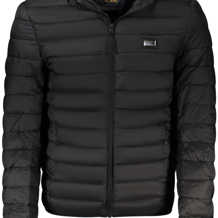 CAVALLI CLASS Herrenjacke Blau – Wasserdichte Winterjacke mit abnehmbarer Kapuze für Herren