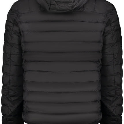 CAVALLI CLASS Herrenjacke Blau – Wasserdichte Winterjacke mit abnehmbarer Kapuze für Herren