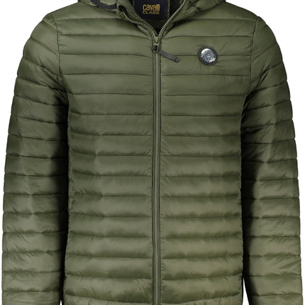 CAVALLI CLASS Herrenjacke schwarz – Leichte Winterjacke mit Kapuze für Herren