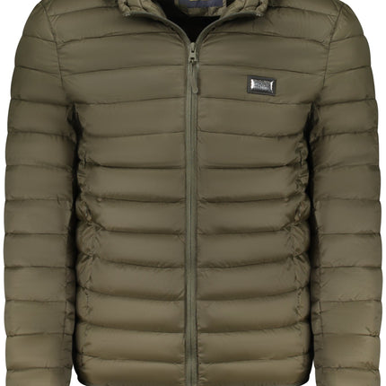CAVALLI CLASS Herrenjacke Blau – Wasserdichte Winterjacke mit abnehmbarer Kapuze für Herren