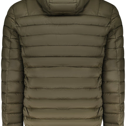 CAVALLI CLASS Herrenjacke Blau – Wasserdichte Winterjacke mit abnehmbarer Kapuze für Herren