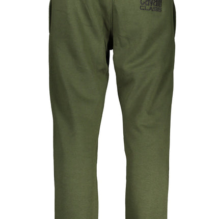 CAVALLI CLASS Jogginghose Herren – Grüne Freizeithose mit Elastischem Bund | Italienische Qualität