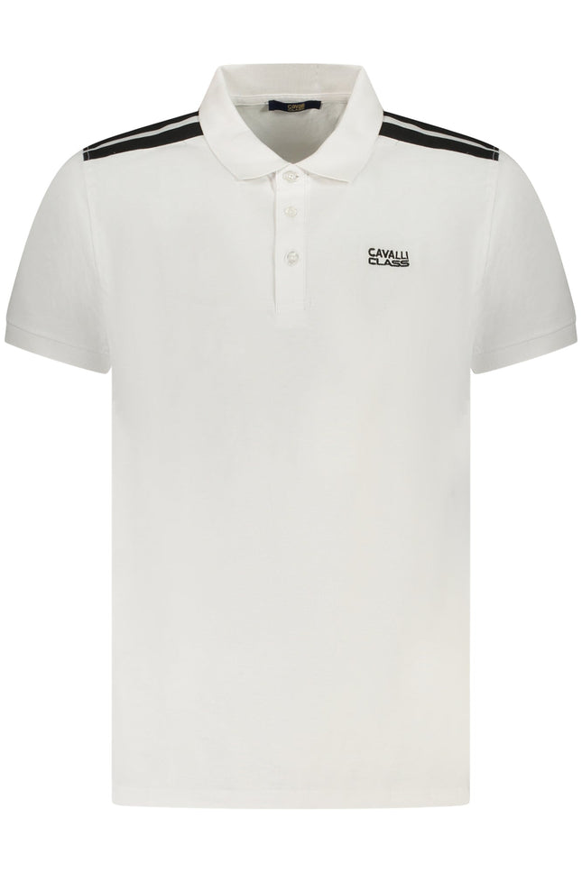 Cavalli Class Polo Kurzarm Herren Weiss
