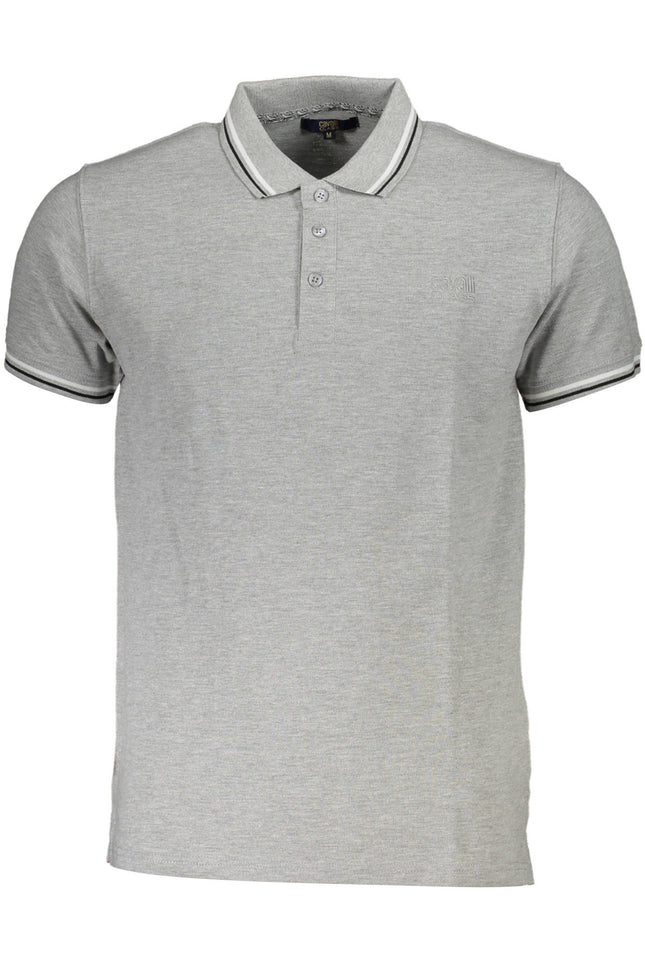 CAVALLI CLASS POLO KURZARM HERREN GRAU
