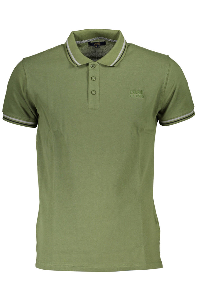 CAVALLI CLASS POLO KURZARM HERREN GRÜN