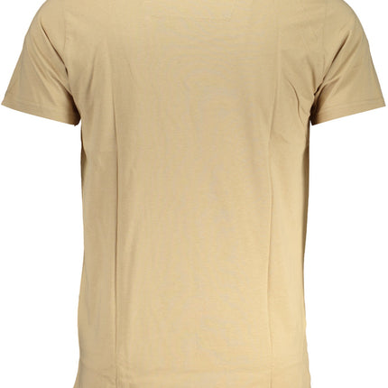 CAVALLI CLASS HERREN-KURZÄRMELIGES T-SHIRT BEIGE