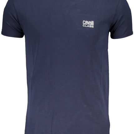 CAVALLI CLASS HERREN-KURZÄRMELIGES T-SHIRT BLAU