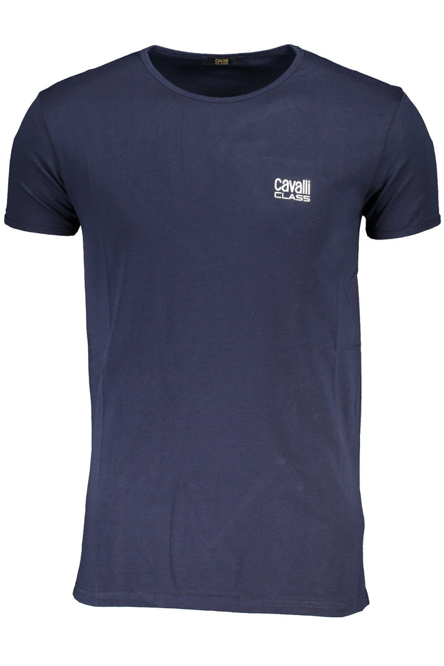 CAVALLI CLASS HERREN-KURZÄRMELIGES T-SHIRT BLAU