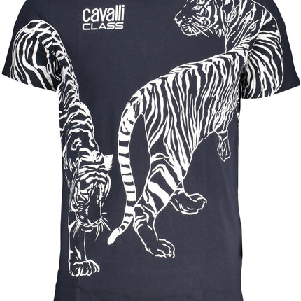 Cavalli Class Herren-Kurzärmeliges T-Shirt Beige