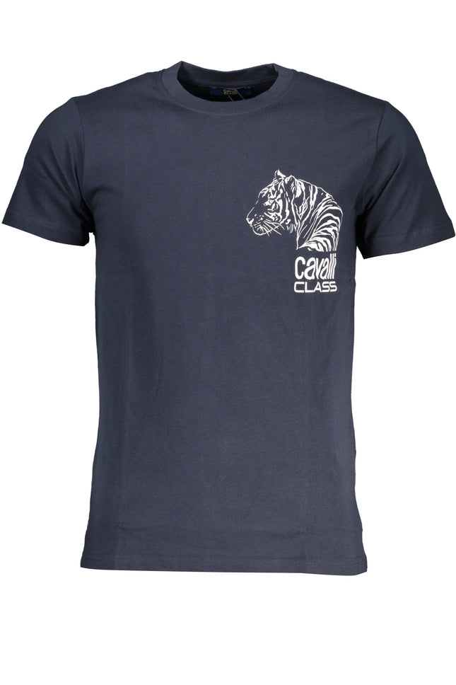 CAVALLI CLASS HERREN-KURZÄRMELIGES T-SHIRT BLAU