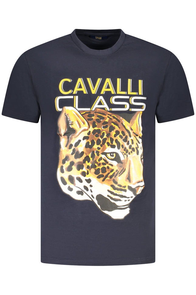 CAVALLI CLASS KURZARM-T-SHIRT HERREN BLAU