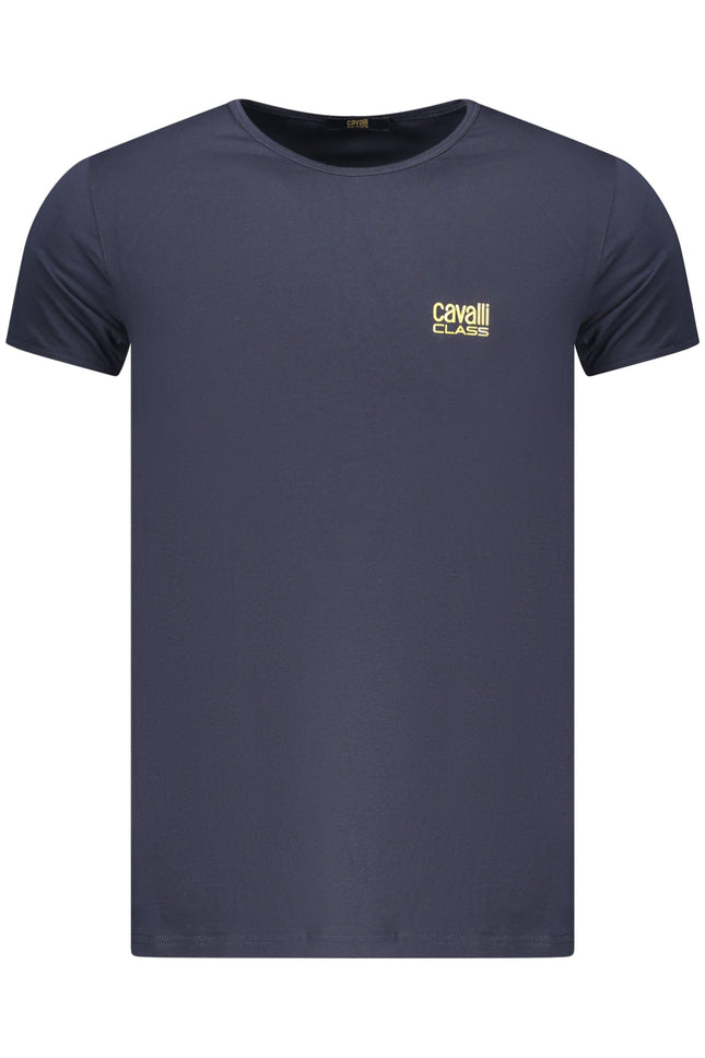 CAVALLI CLASS Herren-Kurzarm-T-Shirt, blau