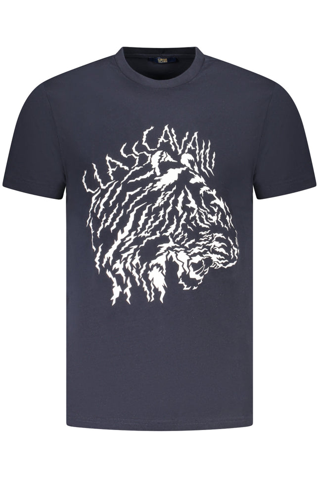 CAVALLI CLASS KURZARM-T-SHIRT HERREN BLAU