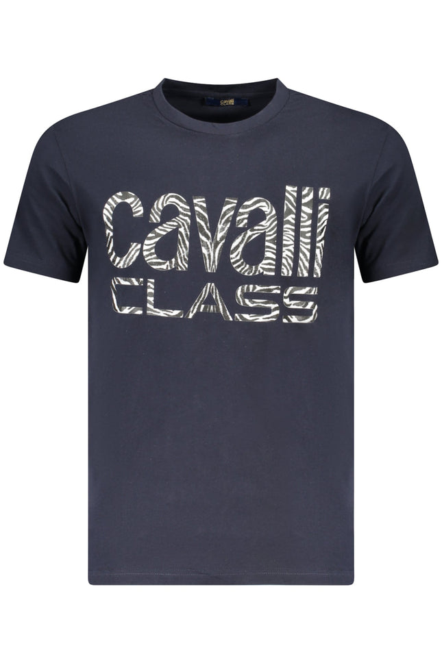 CAVALLI CLASS KURZARM-T-SHIRT HERREN BLAU