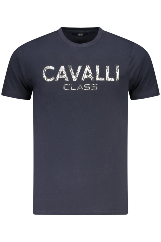 CAVALLI CLASS KURZARM-T-SHIRT HERREN BLAU
