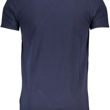 CAVALLI CLASS HERREN-KURZÄRMELIGES T-SHIRT BLAU