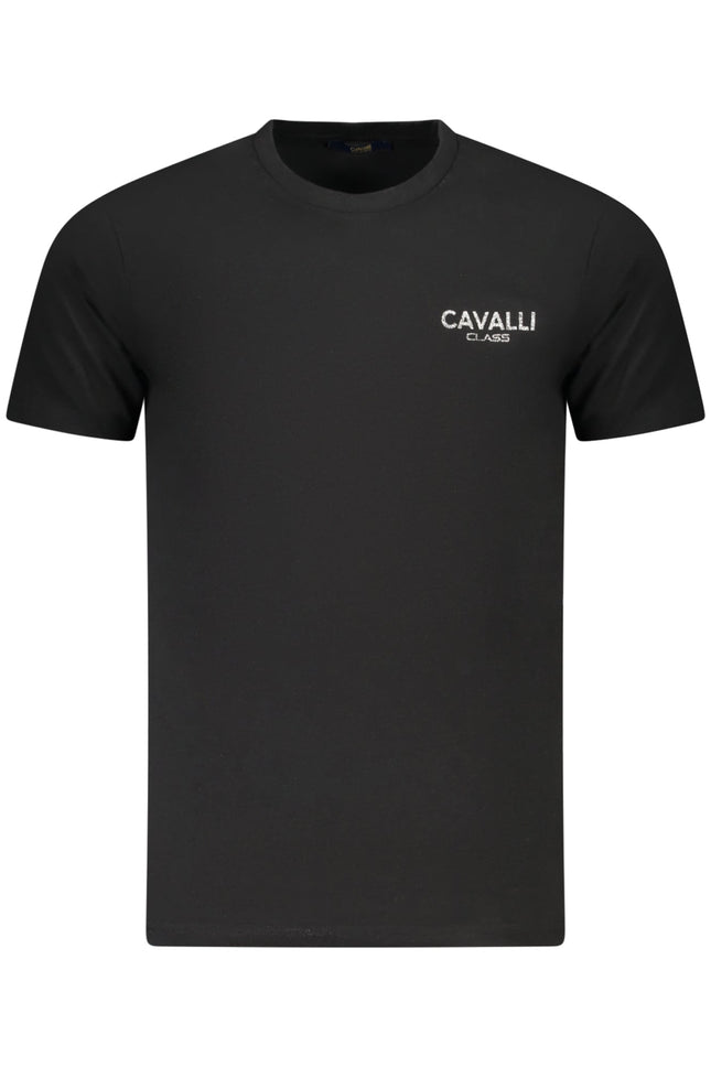 CAVALLI CLASS KURZARM T-SHIRT HERREN SCHWARZ