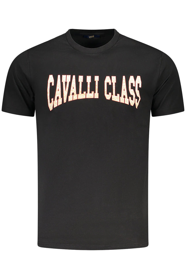 CAVALLI CLASS KURZARM T-SHIRT HERREN SCHWARZ