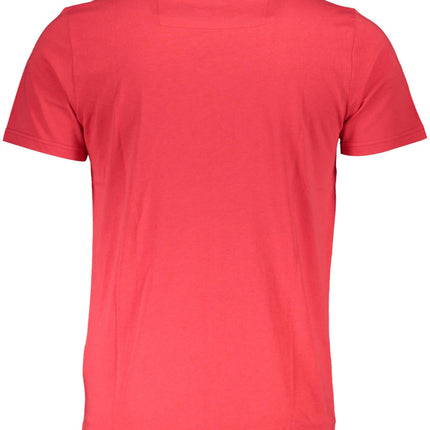 CAVALLI CLASS KURZARM T-SHIRT HERREN ROT