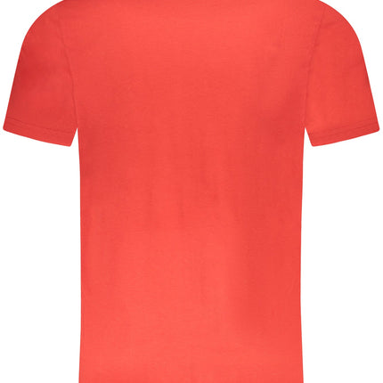 CAVALLI CLASS KURZARM T-SHIRT HERREN ROT