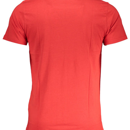 Cavalli Class Grünes Kurzärmeliges Herren-T-Shirt