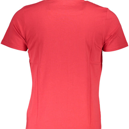 CAVALLI CLASS KURZARM T-SHIRT HERREN ROT