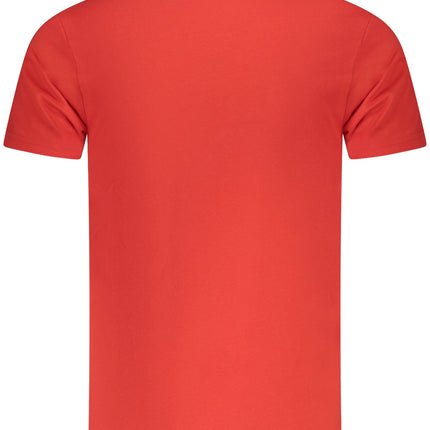 CAVALLI CLASS KURZARM T-SHIRT HERREN ROT