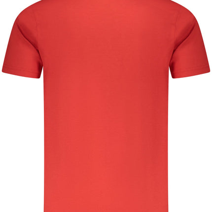 CAVALLI CLASS KURZARM T-SHIRT HERREN ROT