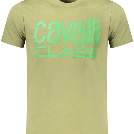 CAVALLI CLASS KURZARM-T-SHIRT HERREN GRÜN