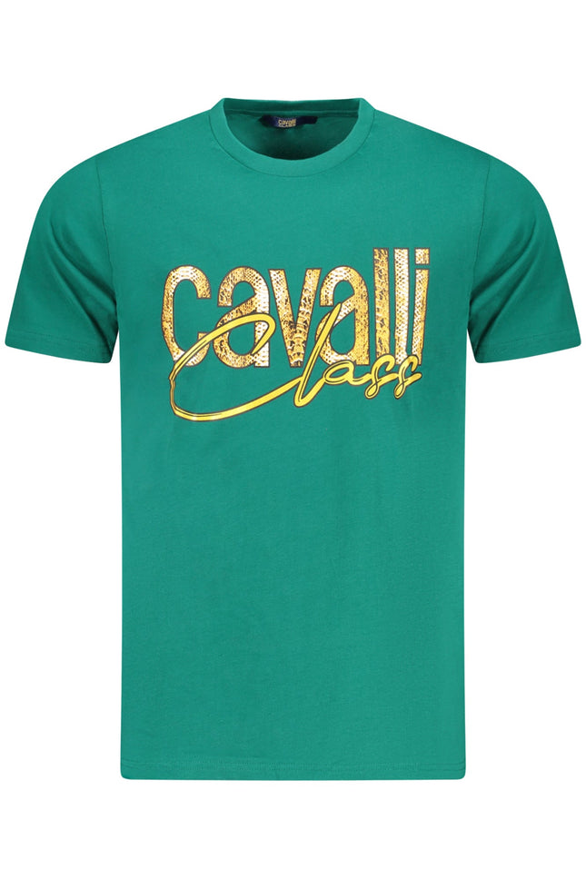Cavalli Class Kurzarm-T-Shirt Herren Grün